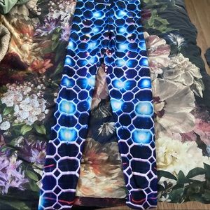 Electric Honeycomb Leggings M